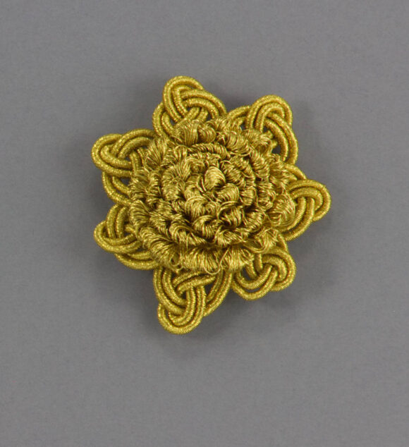 Agremano grande Lurex Oro Chiaro