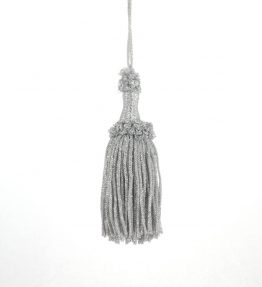 Tripolino Small Key Tassel- colour Silver Lurex