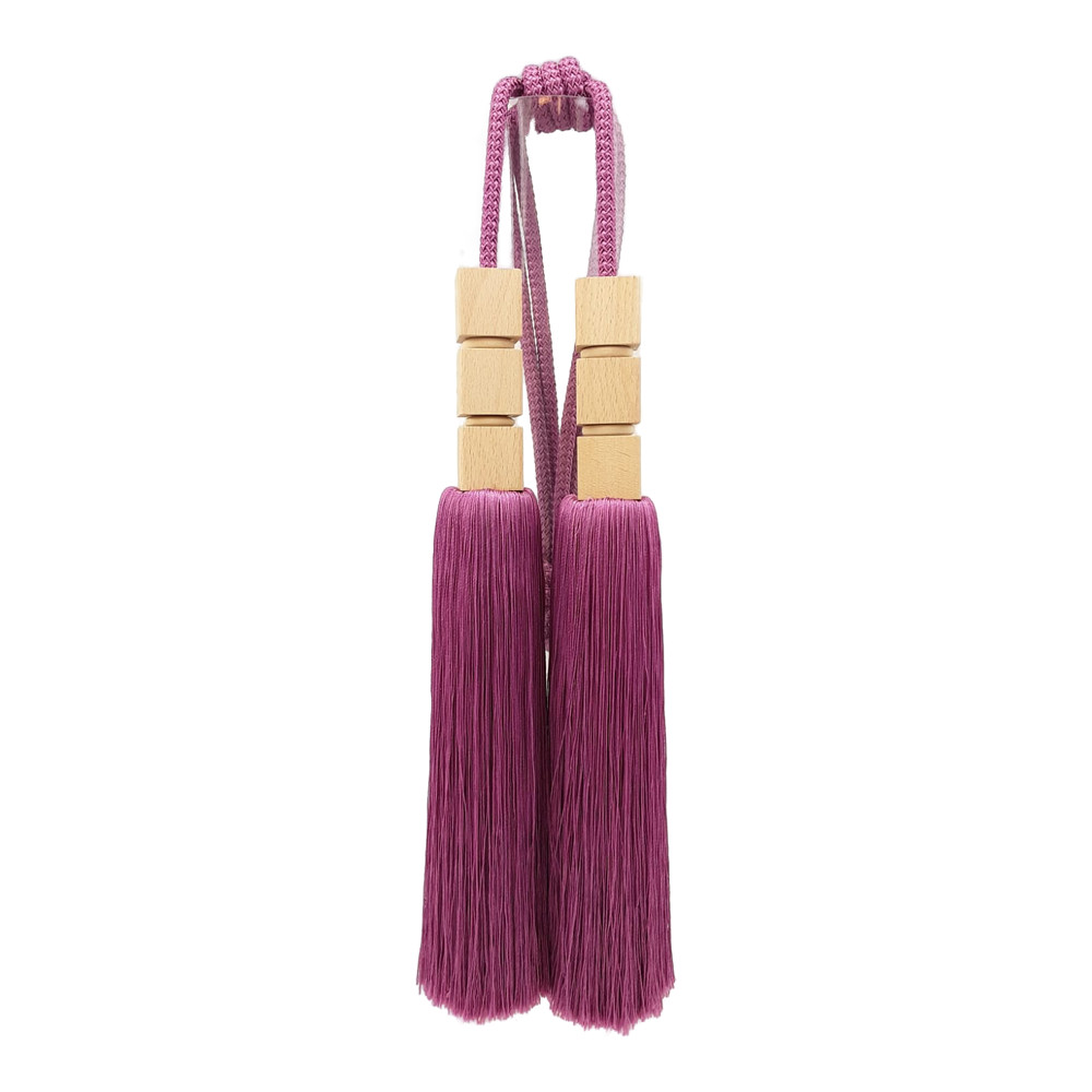 Tie Back/Embrasse Natural two tassels